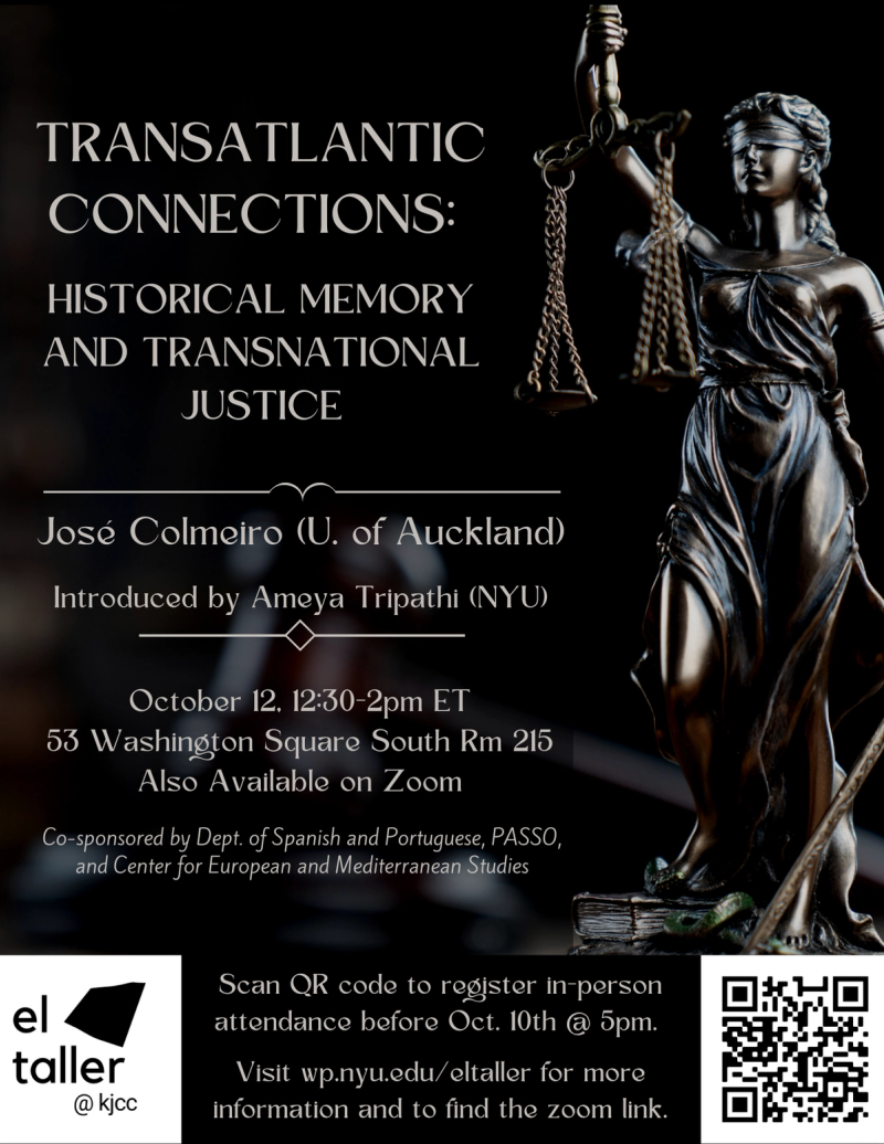 image from Colloquium @ KJCC Library: "Transatlantic Connections: Historical Memory and Transnational Justice”