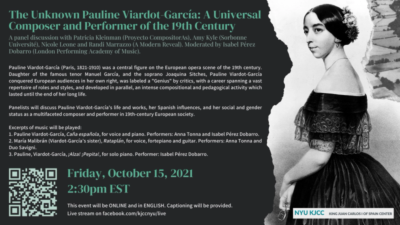 image from Online Event | The Unknown Pauline Viardot-García: A Universal Composer and Performer of the 19th Century