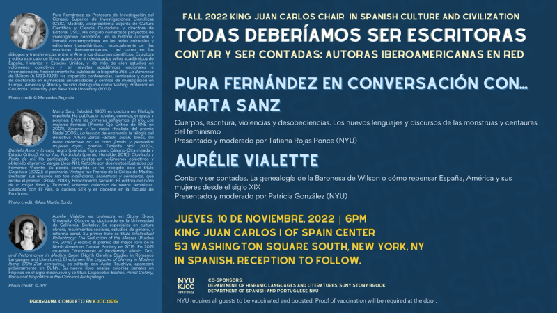 image from Todas deberíamos ser escritoras | Contar y ser contadas: autoras iberoamericanas en red, con Marta Sanz y Aurélie Vialette