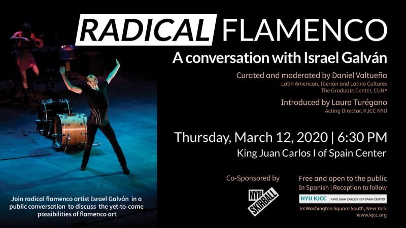 image from **EVENT CANCELLED** Radical Flamenco: A CONVERSATION WITH ISRAEL GALVÁN