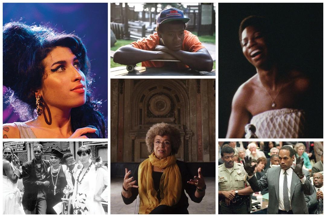 A collage of individuals featuring in different documentaries.