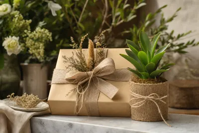 Kit de regalo con planta viva y empaque kraft. Regalos condolencias velorio: Guía Completa para Lima 2026