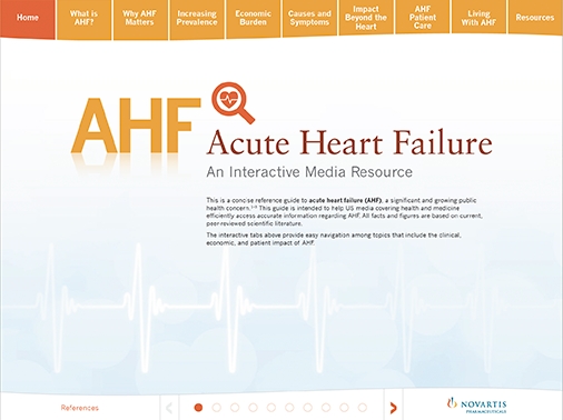 Novartis Acute Heart Failure Interactive Media Resource Home Page