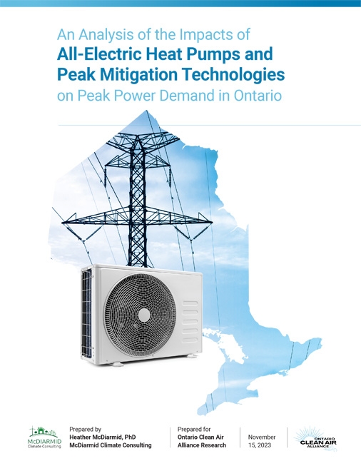 Impact of Heat Pumps on Peak Power Demand Report Cover