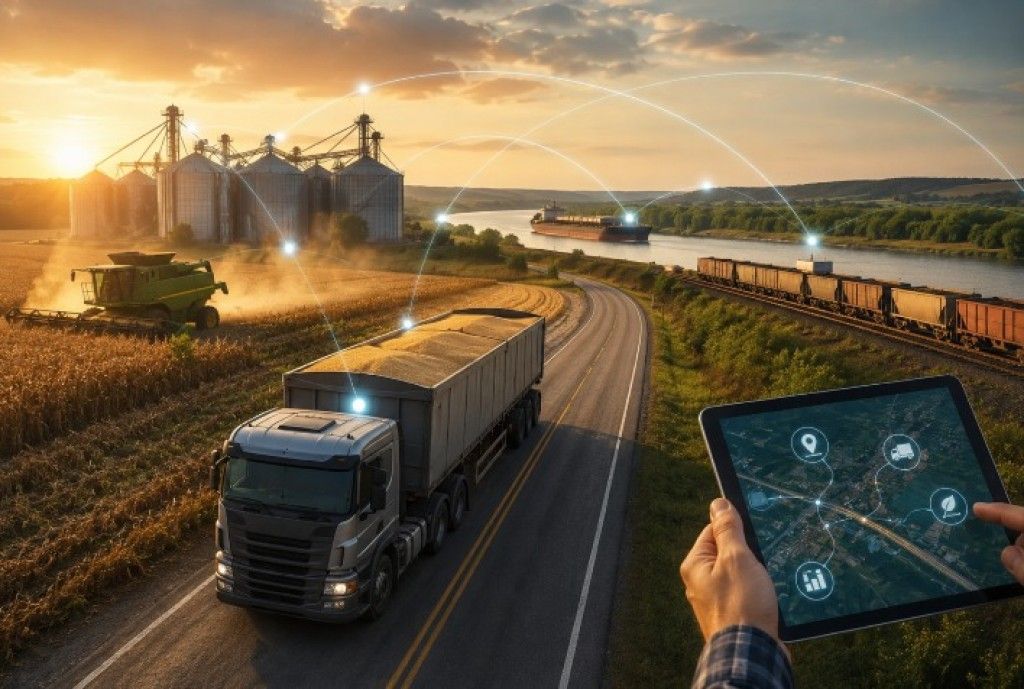 Custo de transporte pressiona margens no agronegócio e acelera adoção de tecnologia logística