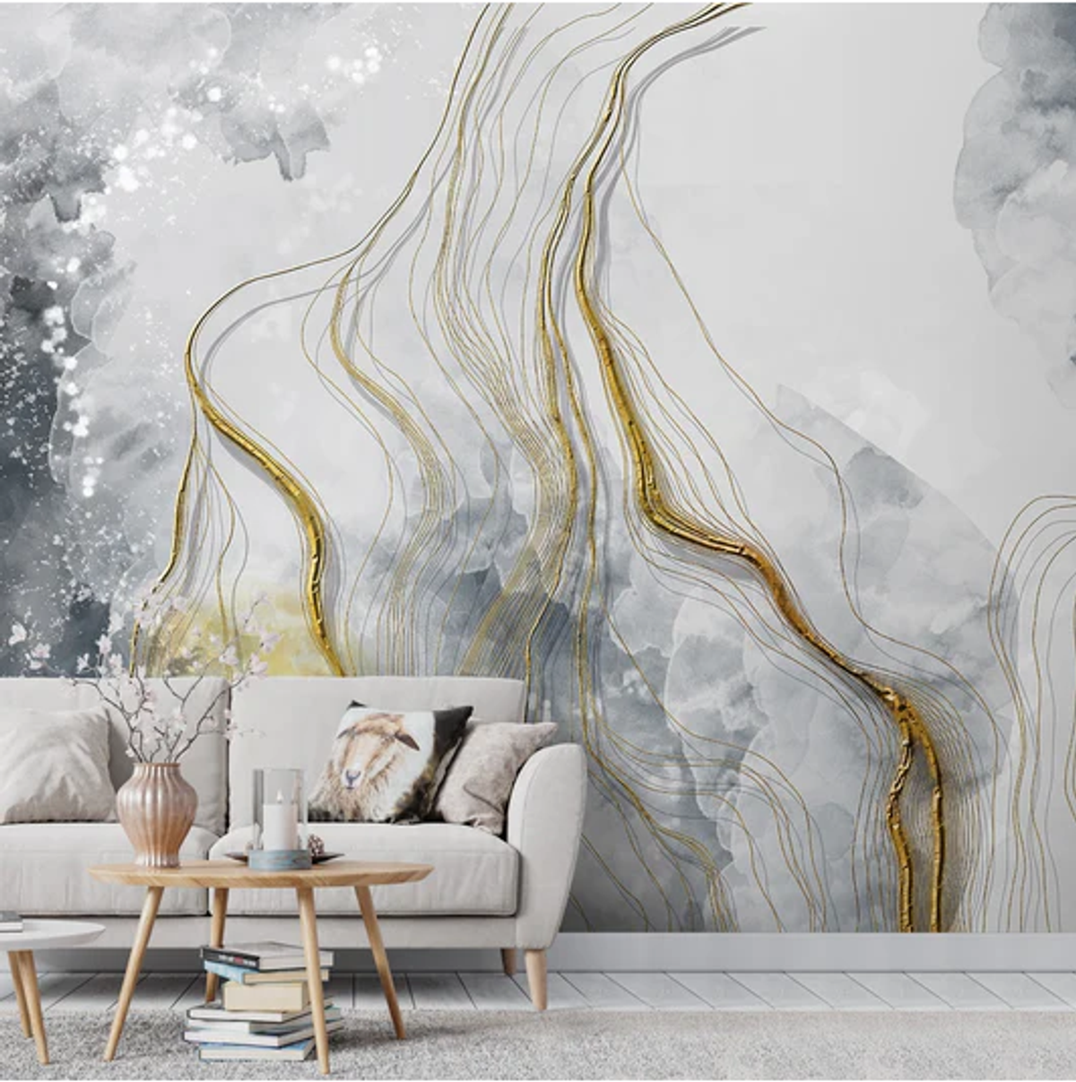 Stone wall paper