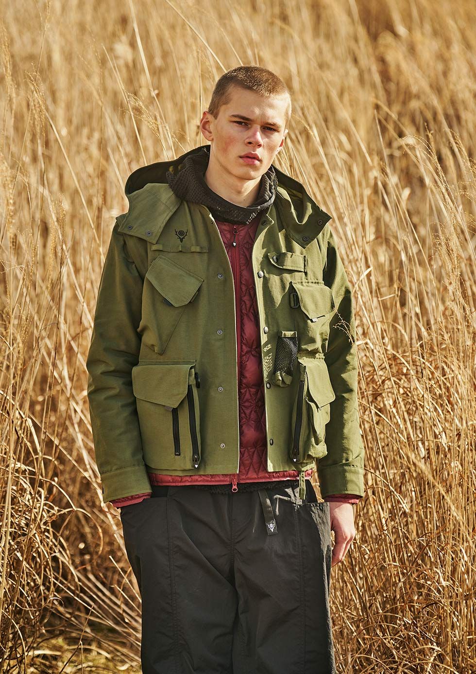 SOUTH2 WEST8 FW26: Paraffin Cotton, Nylon Taslan, Boa Jacquard จากซัปโปโร 19