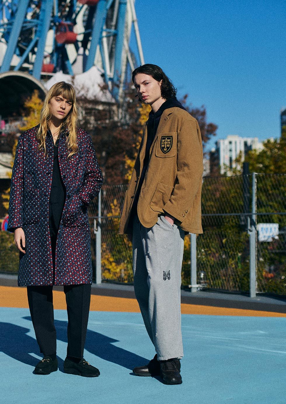 ดรอปสองจาก NEEDLES FW26: Poly Smooth, Heavy Twill, Sulfur Dye Duck จากโตเกียว 13