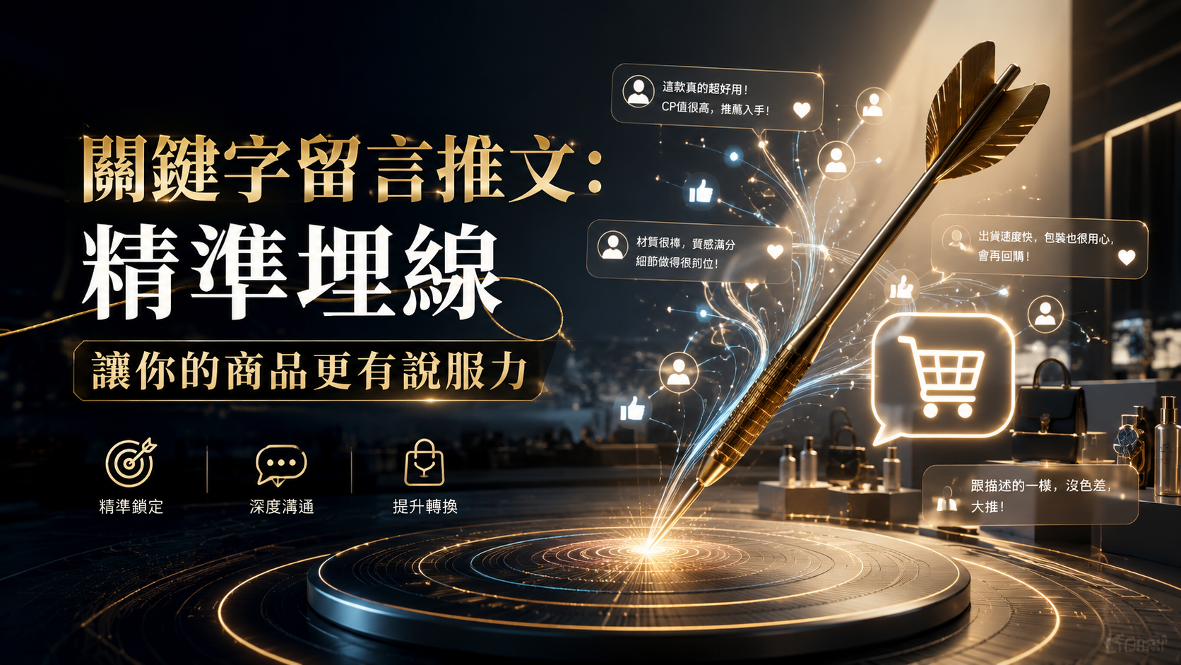 關鍵字留言推文：精準埋線讓你的商品更有說服力