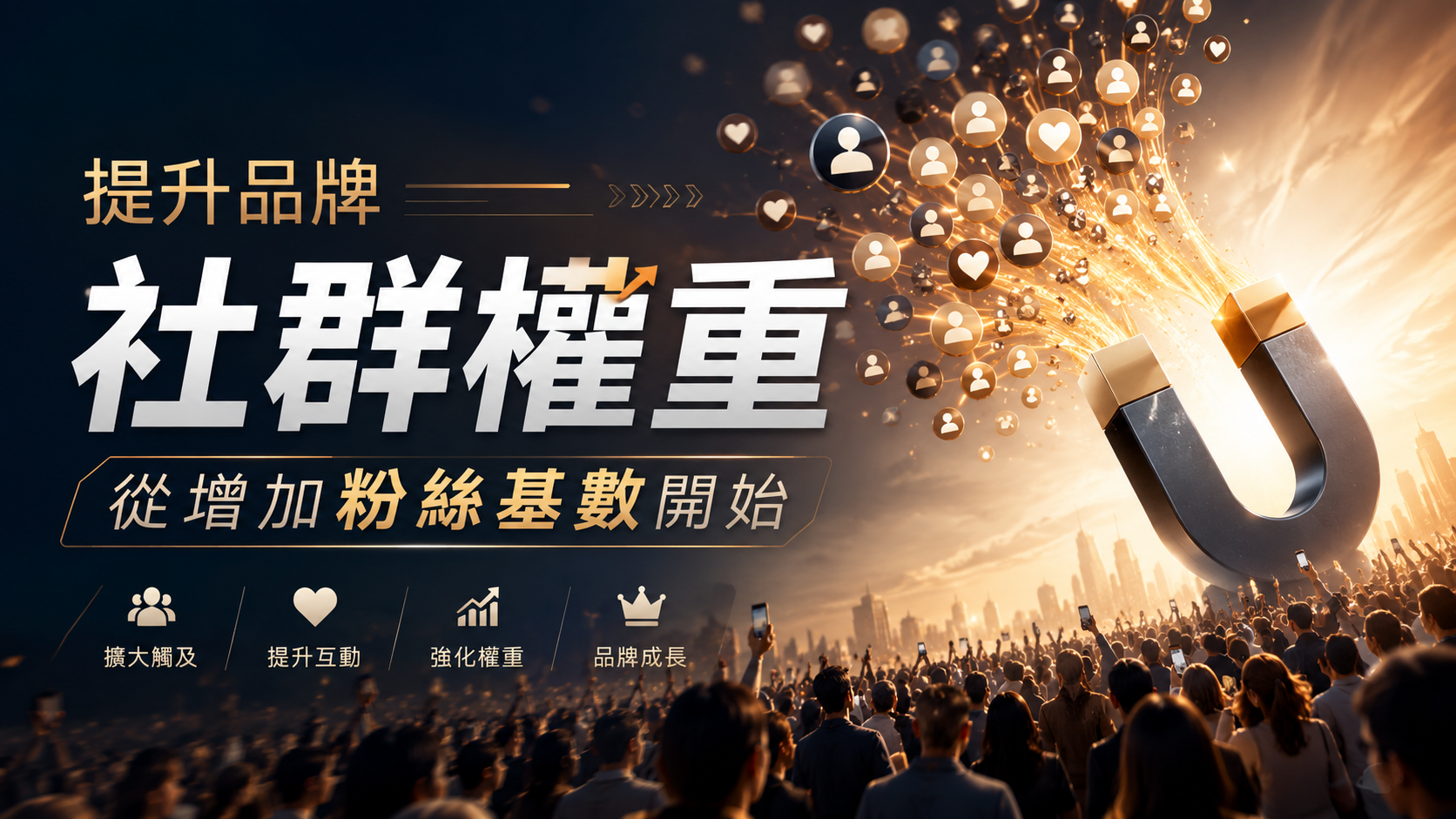 提升品牌社群權重：從增加粉絲基數開始