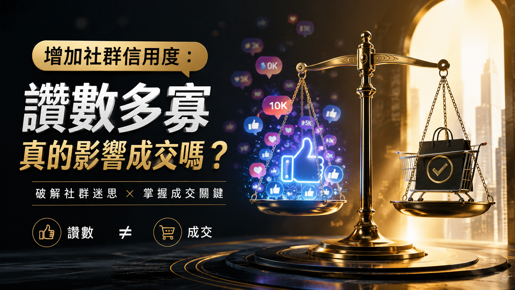 增加社群信用度：讚數多寡真的影響成交嗎？