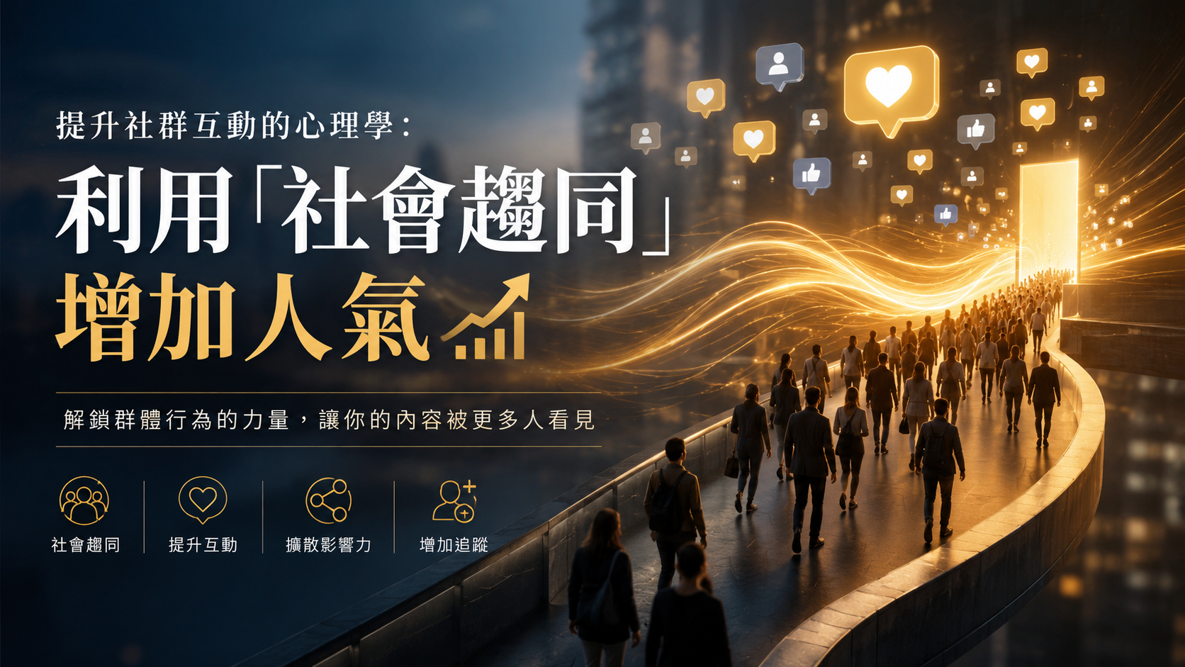 提升社群互動的心理學：利用「社會趨同」增加人氣