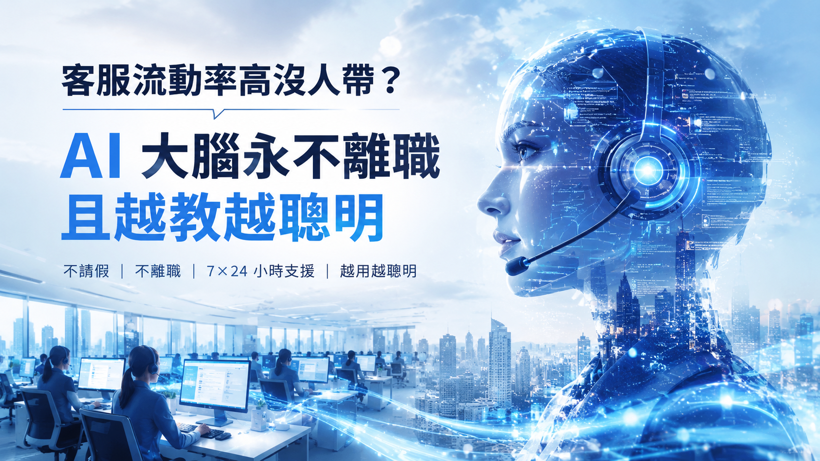 客服流動率高沒人帶？AI 大腦永不離職且越教越聰明