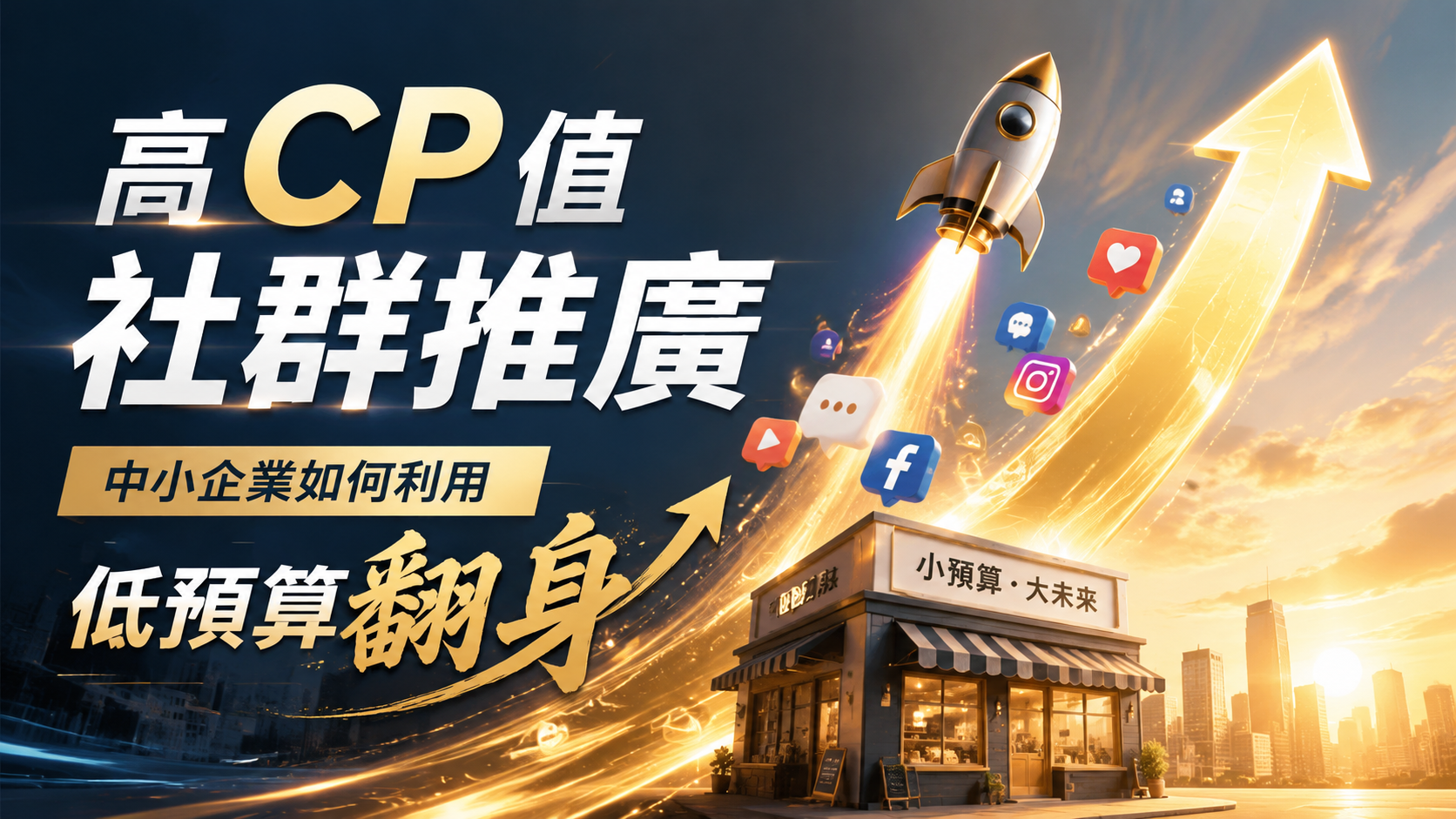 高 CP 值社群推廣：中小企業如何利用低預算翻身