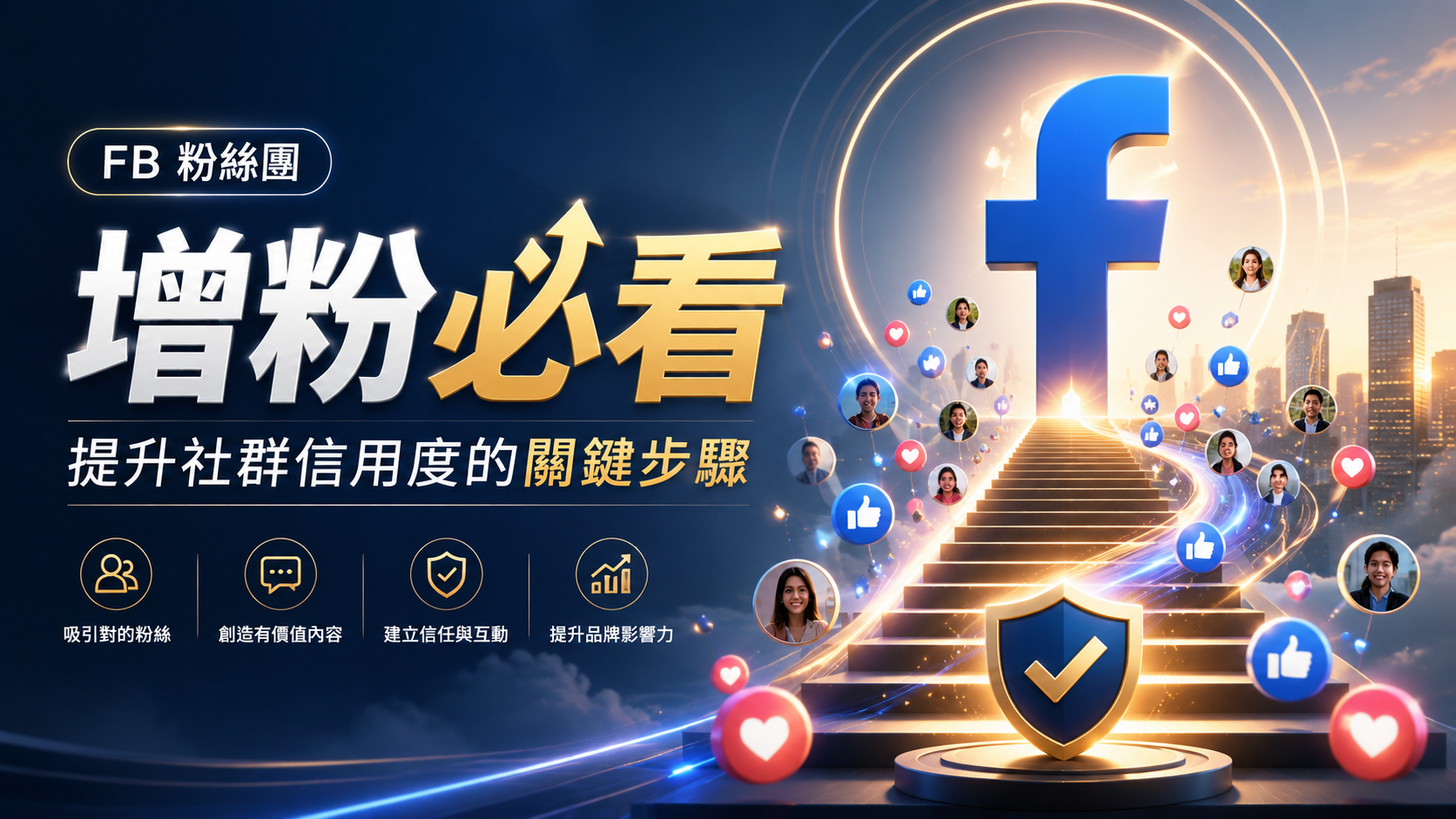 FB 粉絲團增粉必看：提升社群信用度的關鍵步驟