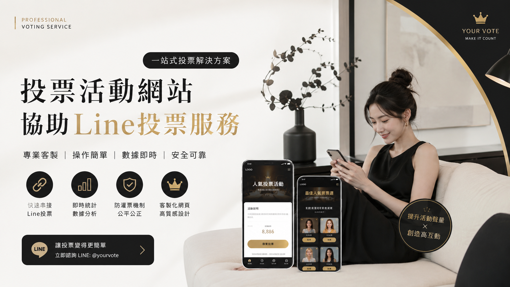 LINE買票、LINE灌票急件處理！你有需求，我有票數。