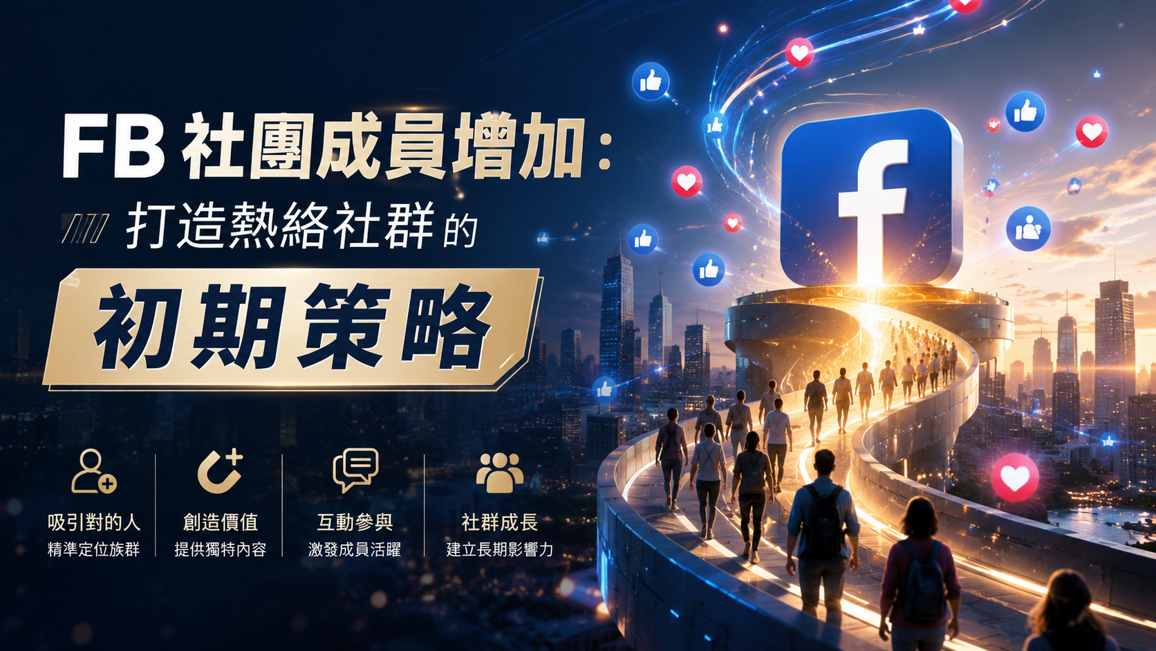 FB 社團成員增加：打造熱絡社群的初期策略