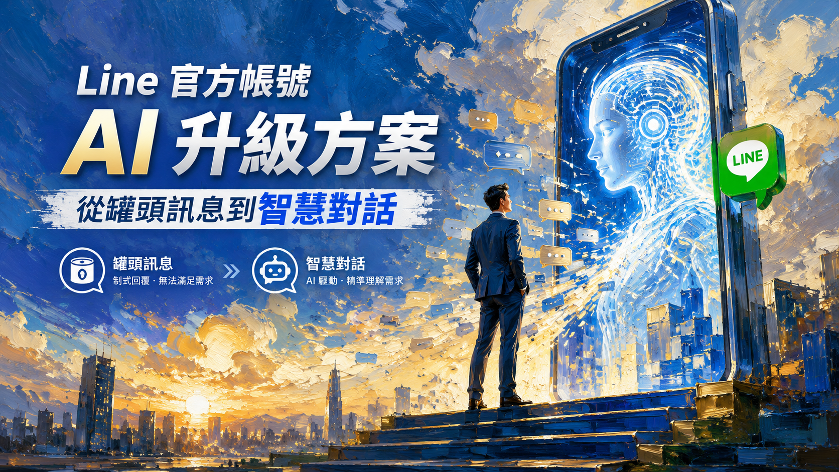 文章標題 line官方帳號串接AI