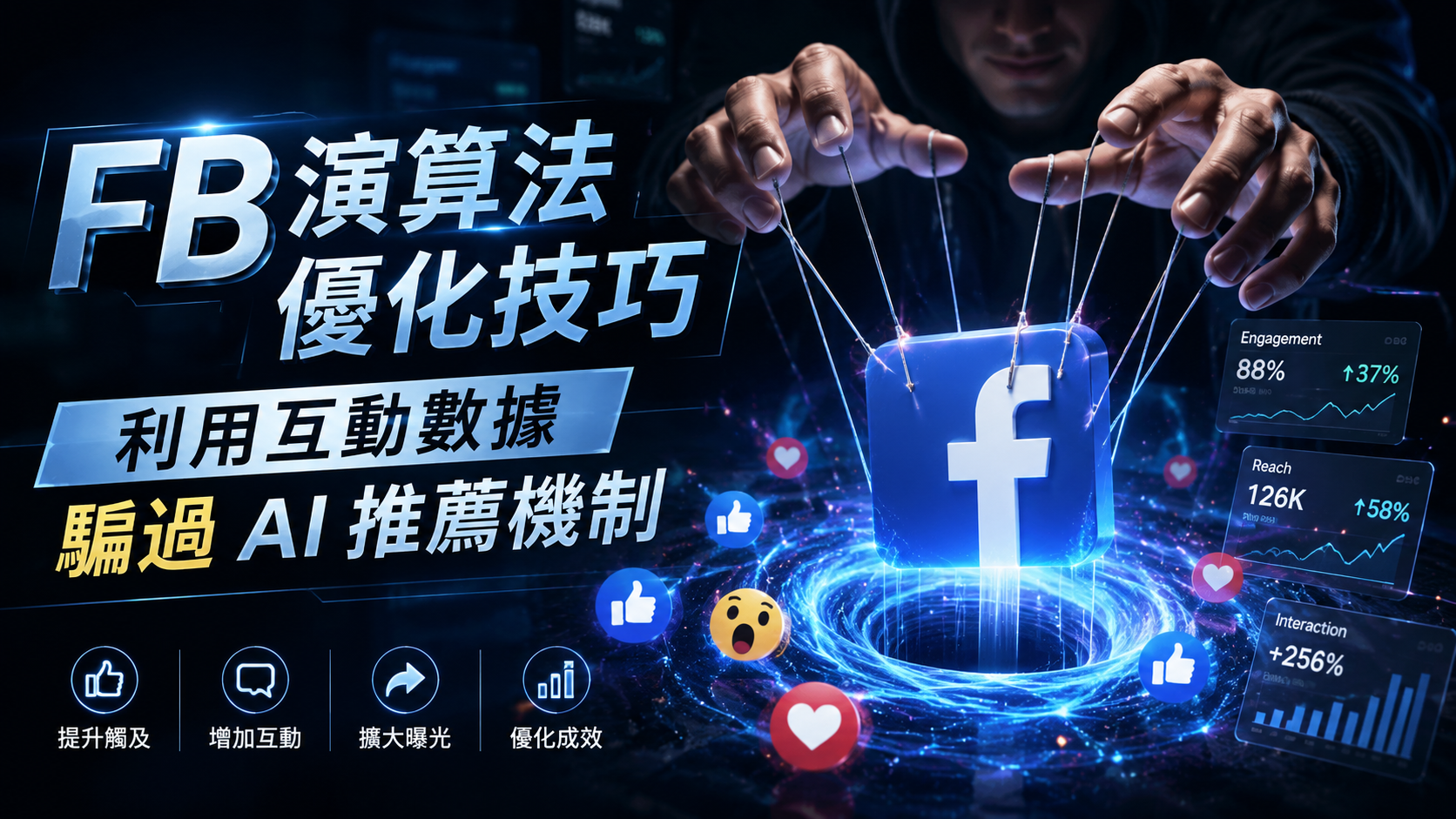 FB 演算法優化技巧：利用互動數據騙過 AI 推薦機制