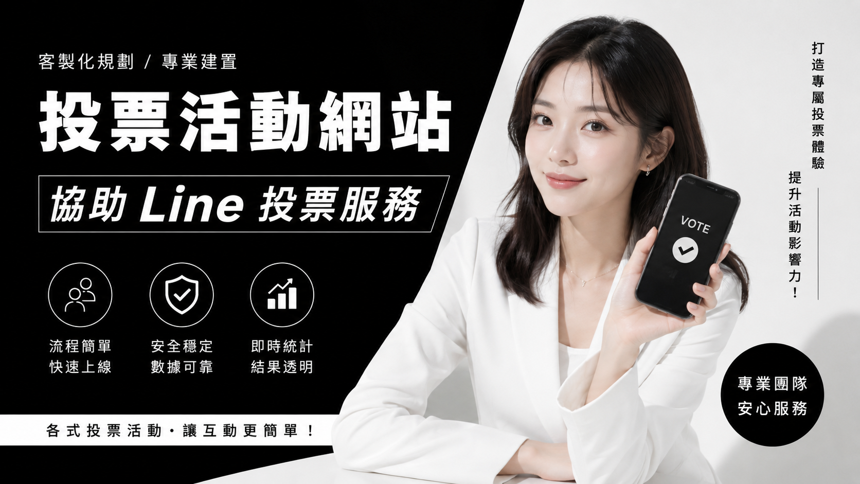投票網站買票安全嗎？保密、LINE真實帳號衝票服務，助你安心奪冠