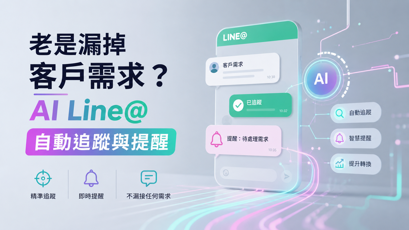 半夜訊息沒人回？教你用 AI 打造 24H 不打烊 Line@