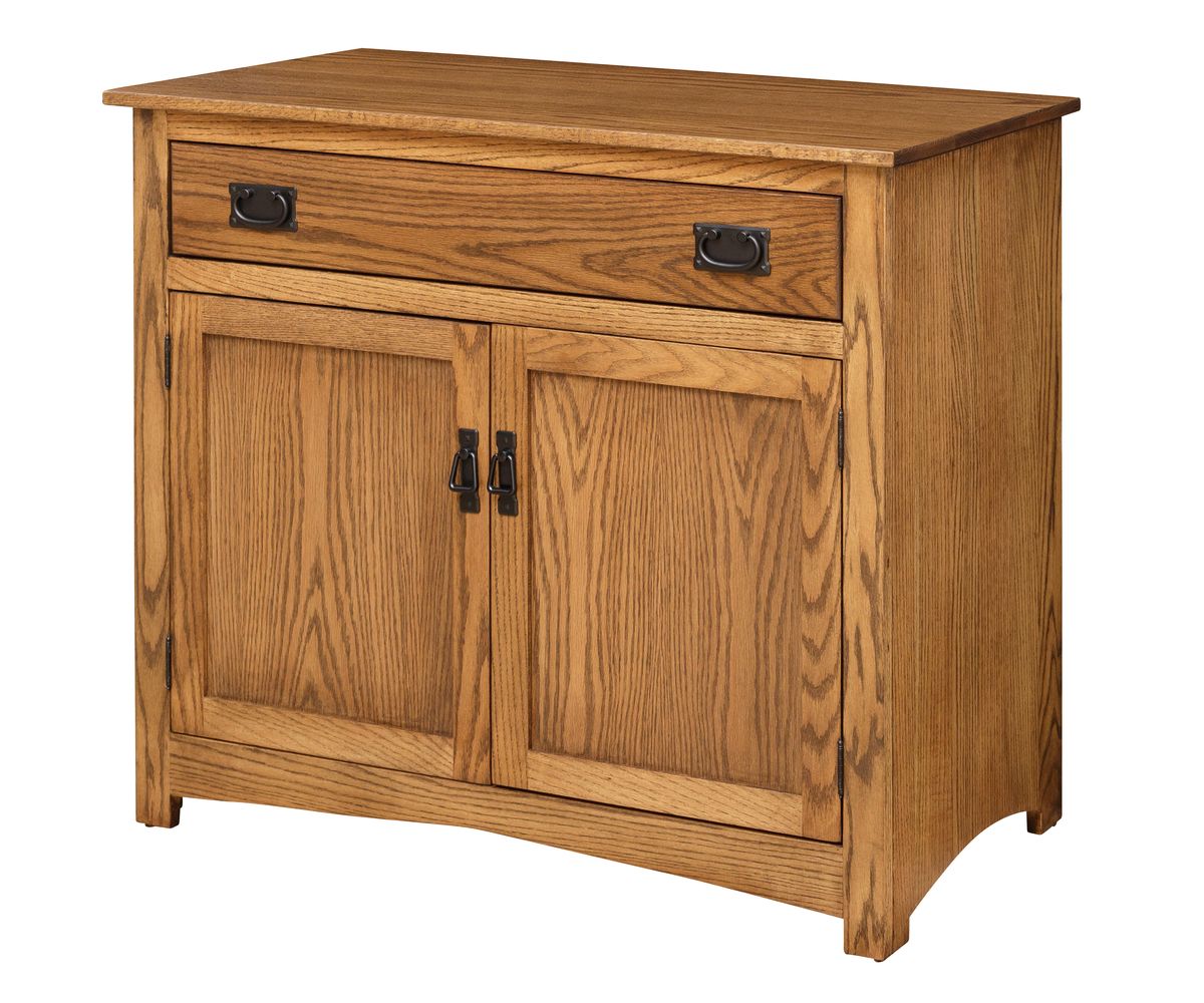 Mission Style 2-door Buffet Cabinet
