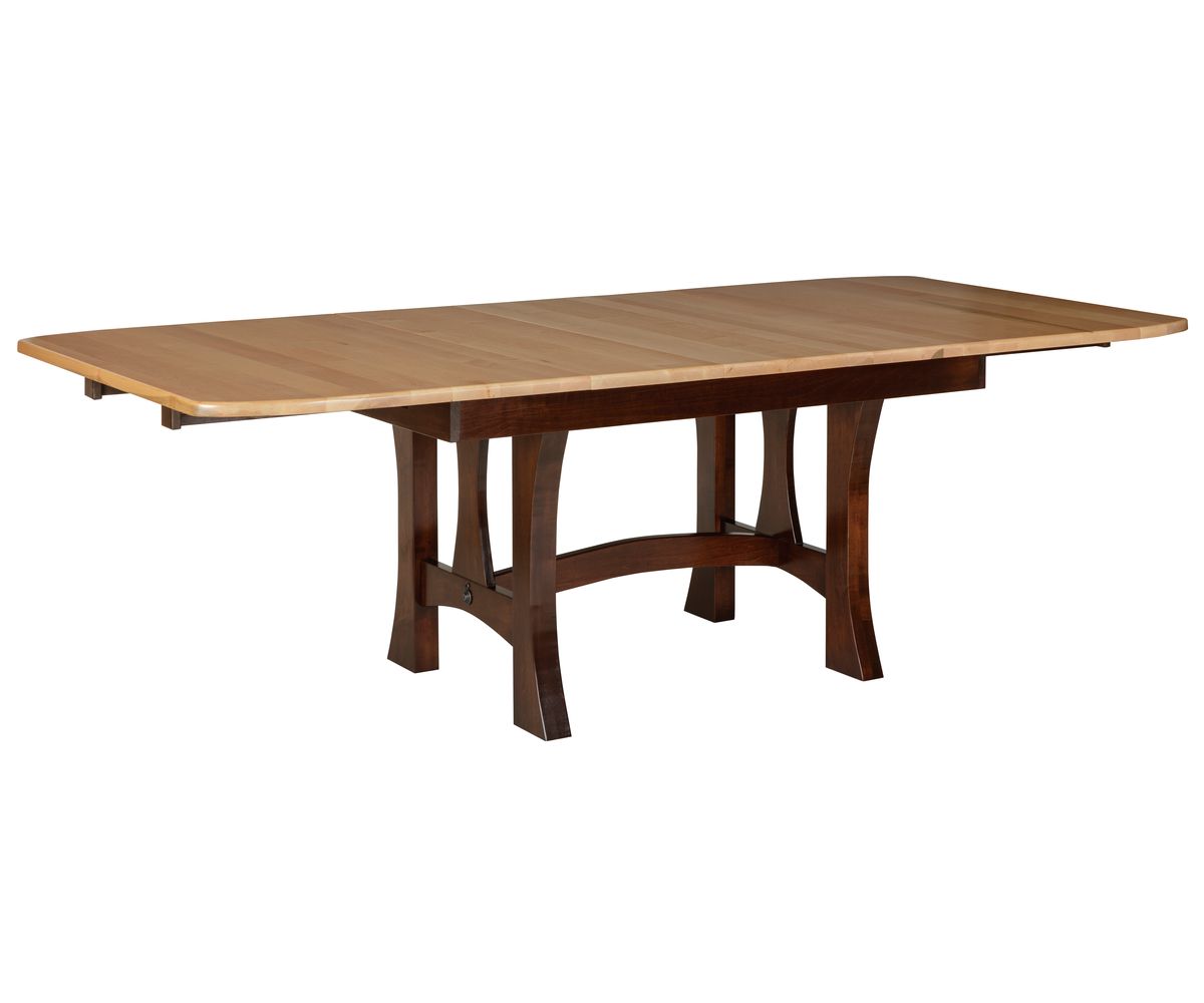 Monarch Extendable Dining Table With Self-storing Leaves