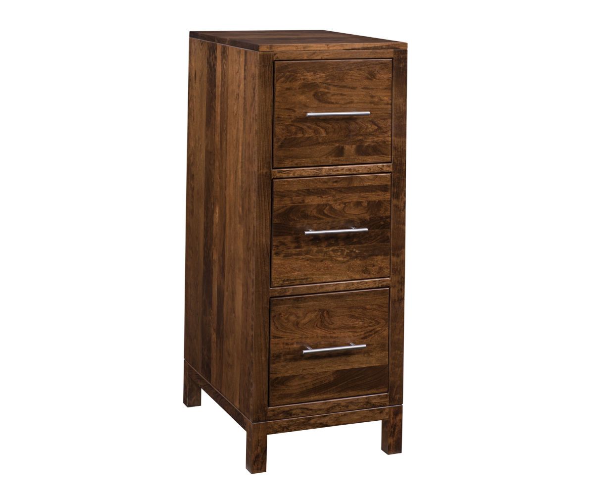 Three-drawer Solid Wood Vertical File Cabinet Assortment