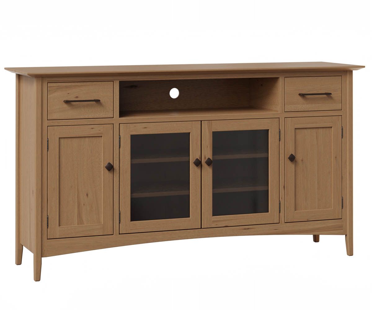 Rustic Hickory Simplicity Entertainment Center