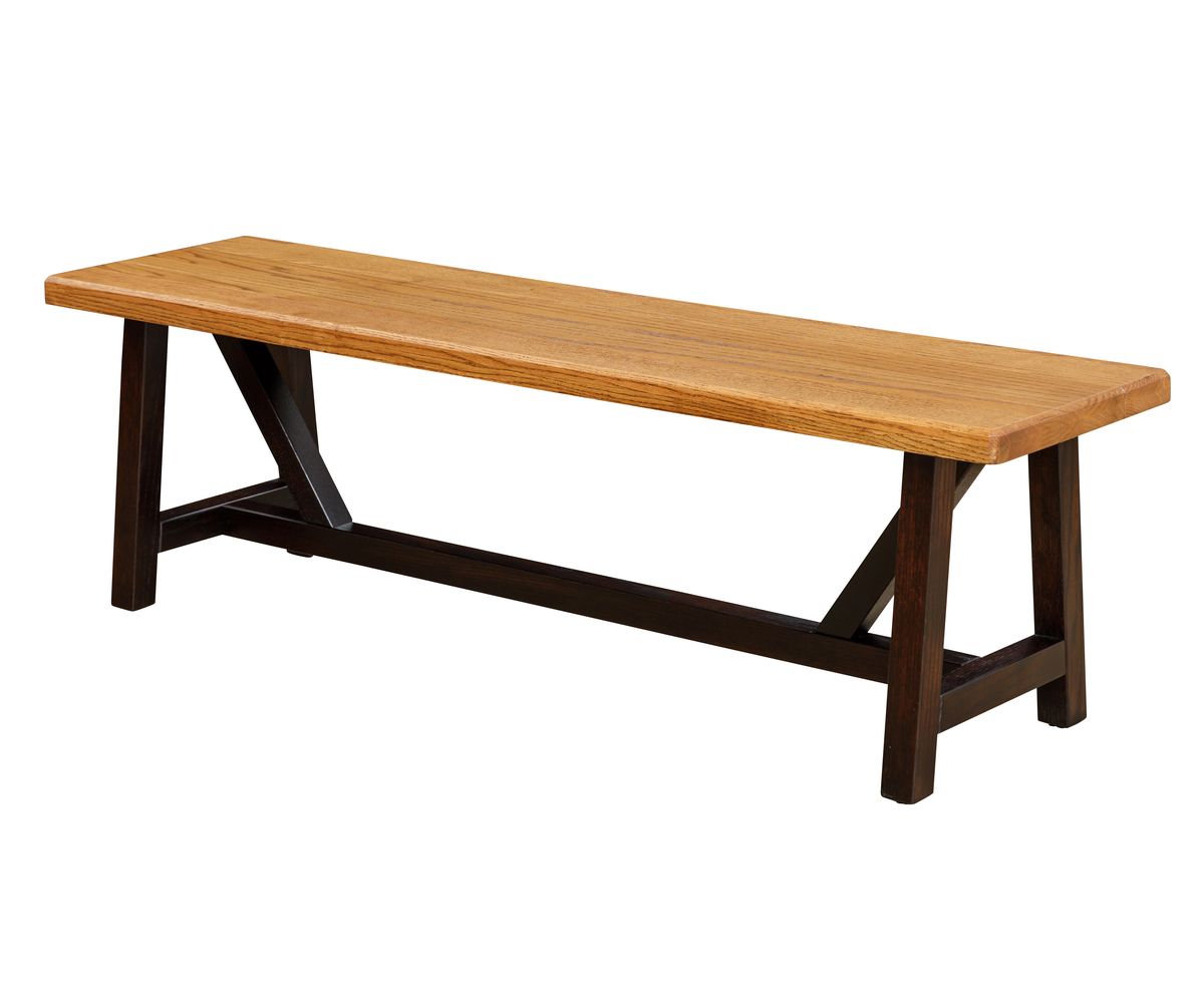 Farmstead 5-foot Dining Bench With Two-tone Finish