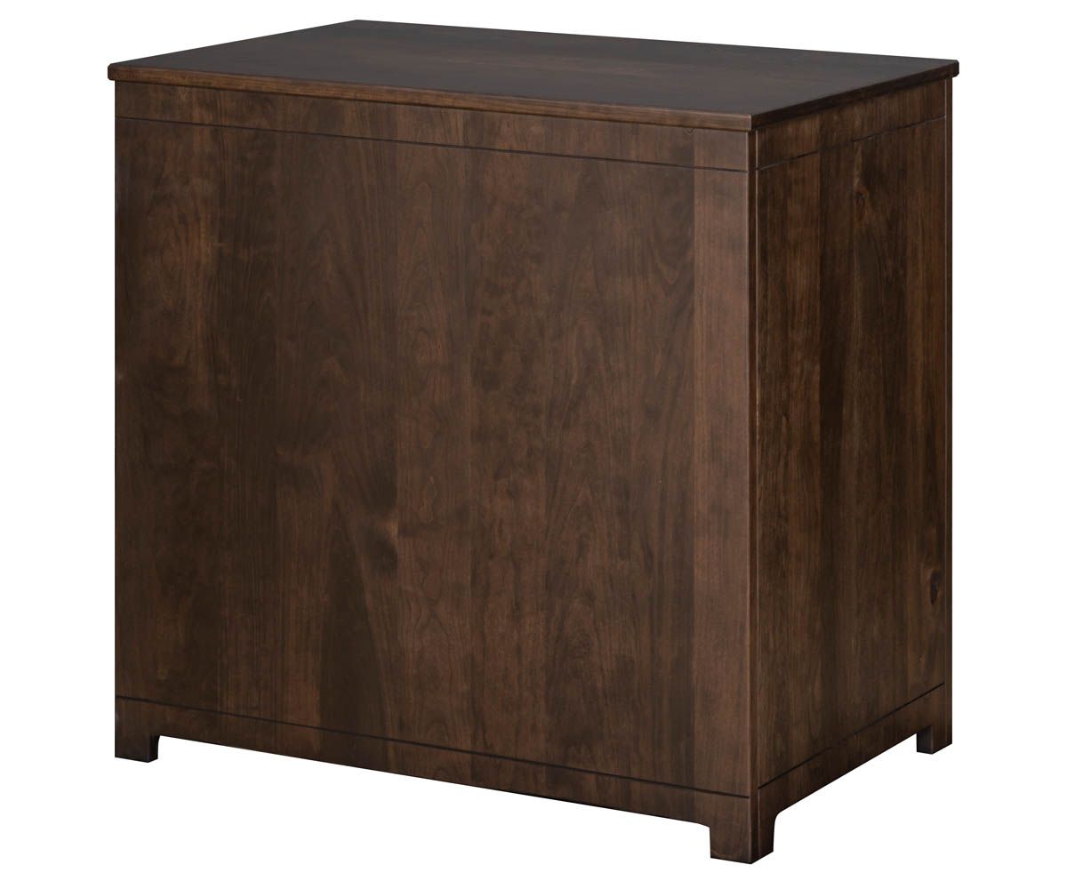 hand-rubbed finish hardwood Manhattan Two-drawer Lateral File Cabinet, Manhattan Two-drawer Lateral File Cabinet in a Manhattan vignette setting highlighting Manhattan Two-drawer Lateral File Cabinet (thumbnail 5 of 5).