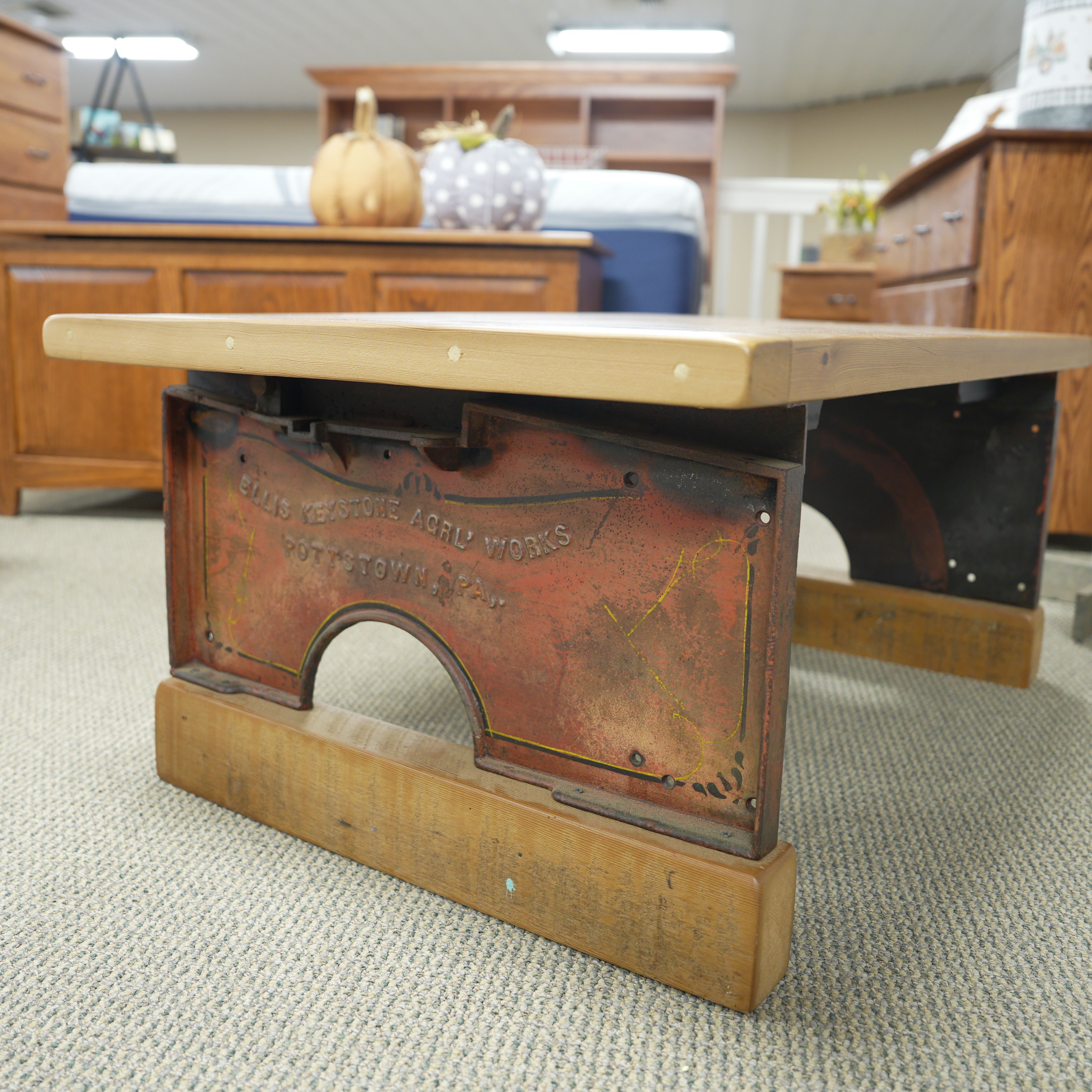 Pottstown Iron & Timber Coffee Table