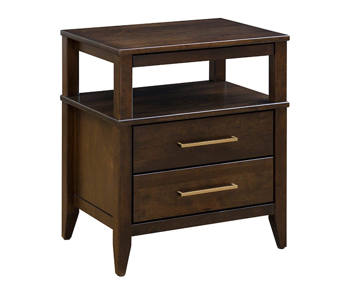 Manhattan 2-drawer Nightstand With Pullout Tray