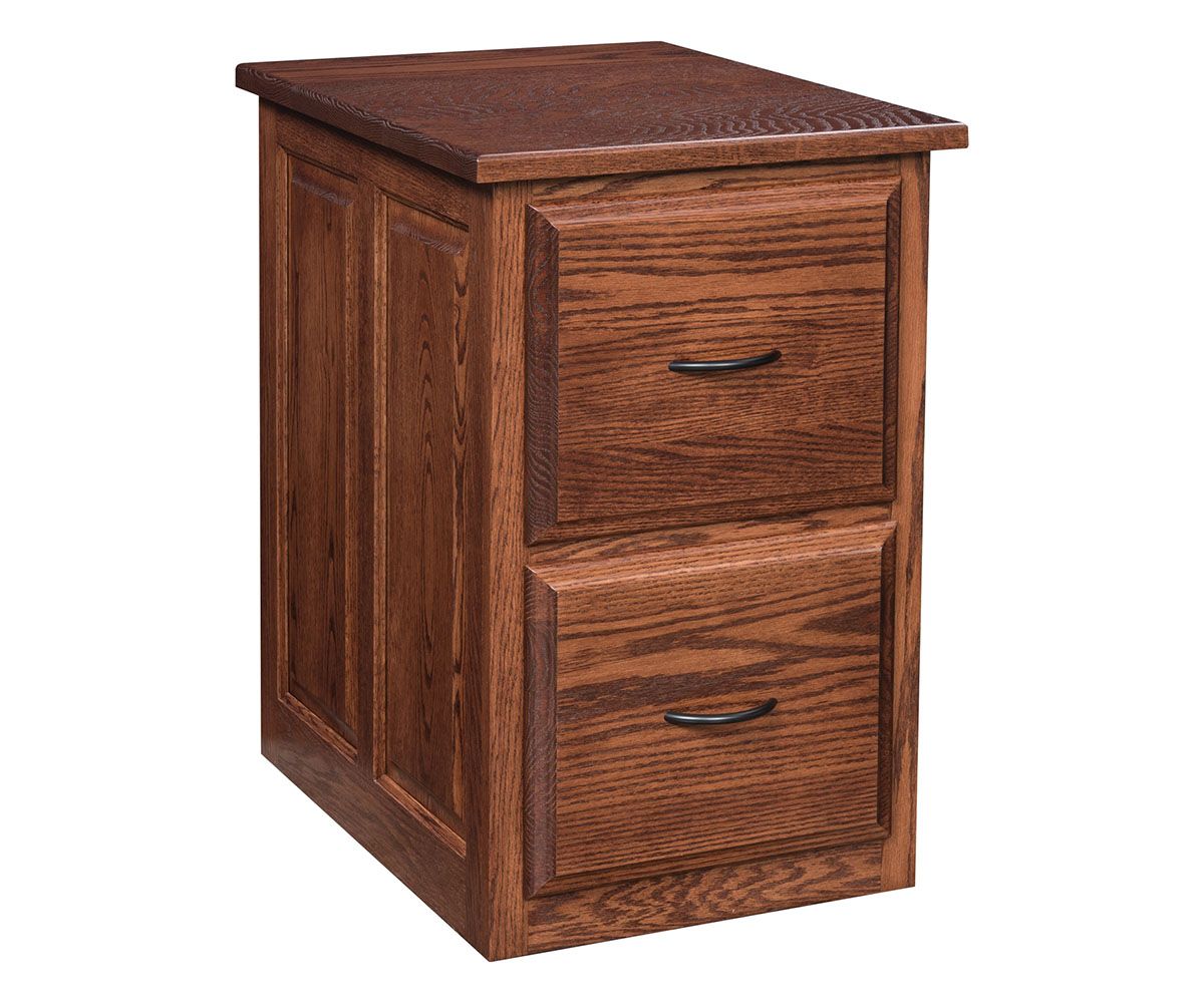 Two-drawer Solid Wood File Cabinet