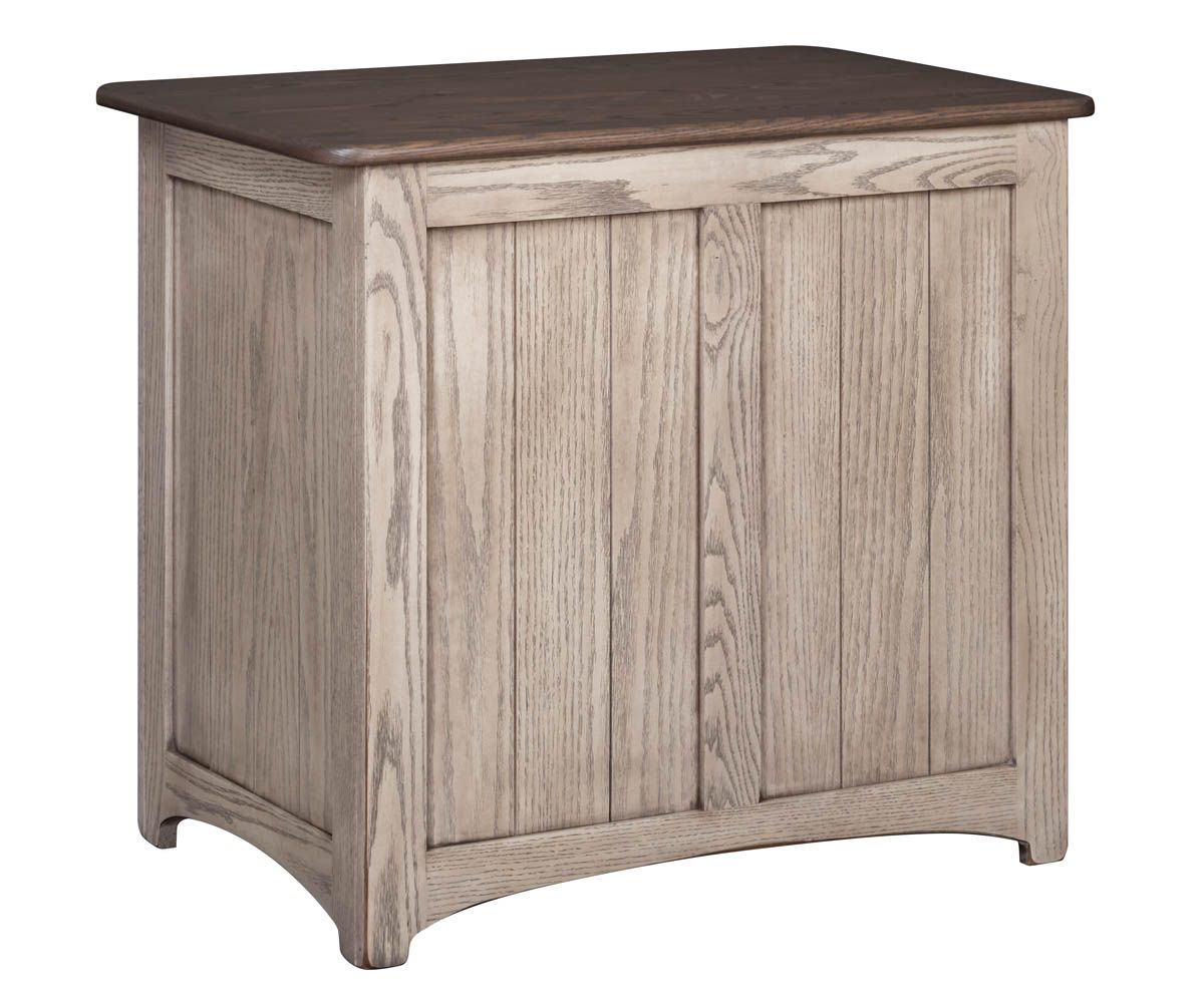 hand-rubbed finish hardwood Farmstead Two-drawer Lateral File Cabinet, Farmstead Two-drawer Lateral File Cabinet in a Farmstead vignette setting highlighting Farmstead Two-drawer Lateral File Cabinet (thumbnail 3 of 3).