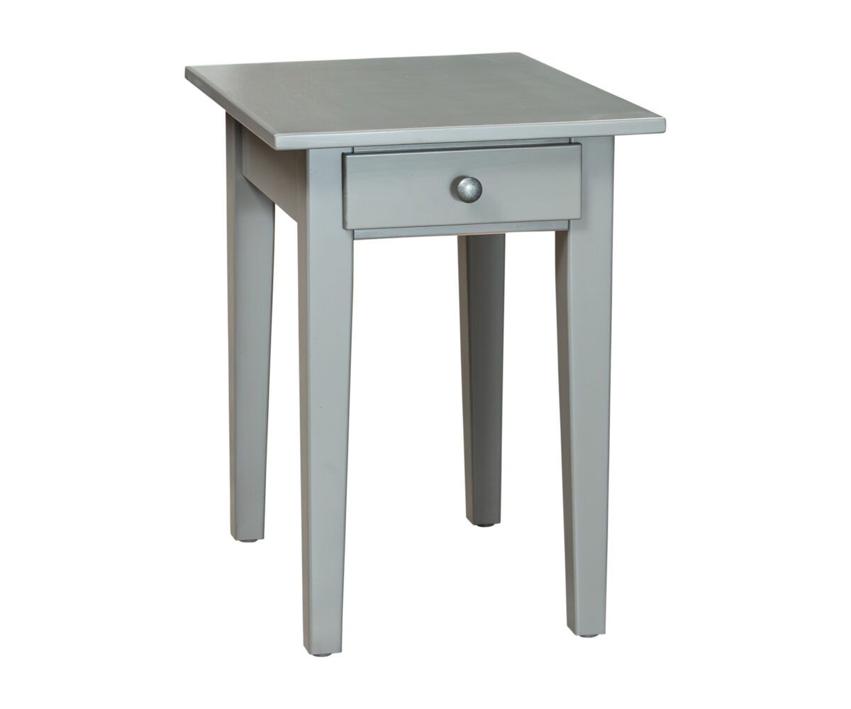 Simple Square End Table With Drawer