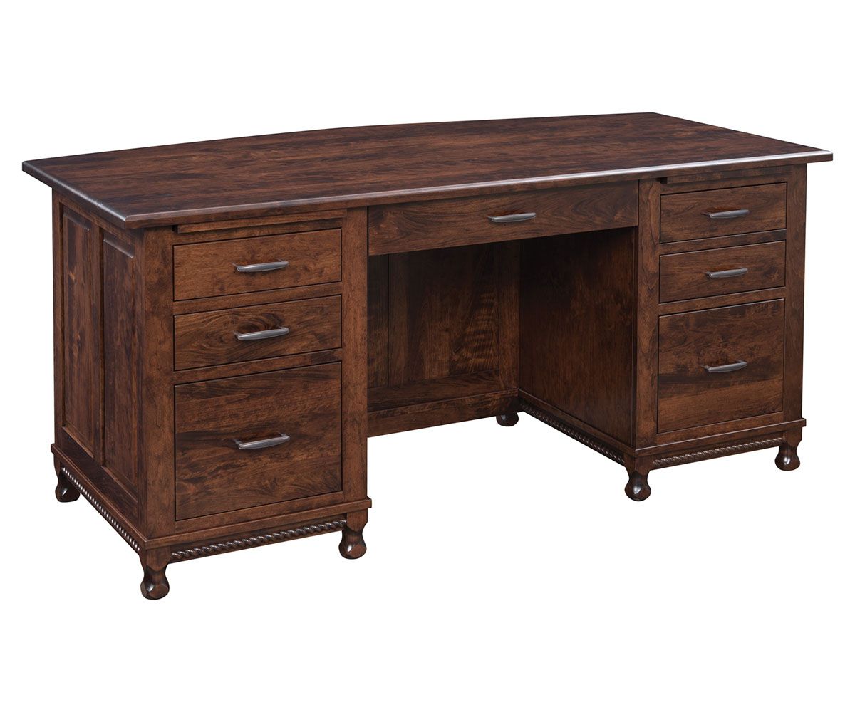 Traditional Double Pedestal Executive Desk