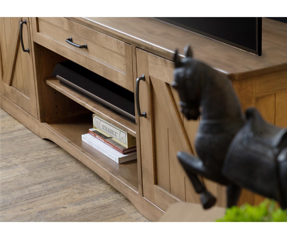 Farmstead Lift-top Coffee Table And Tv Console Set