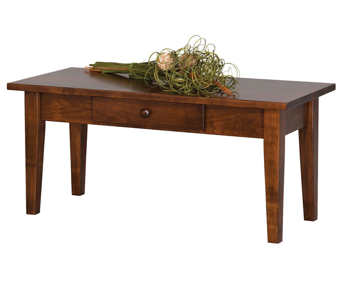 Shaker Style Coffee Table With Drawer