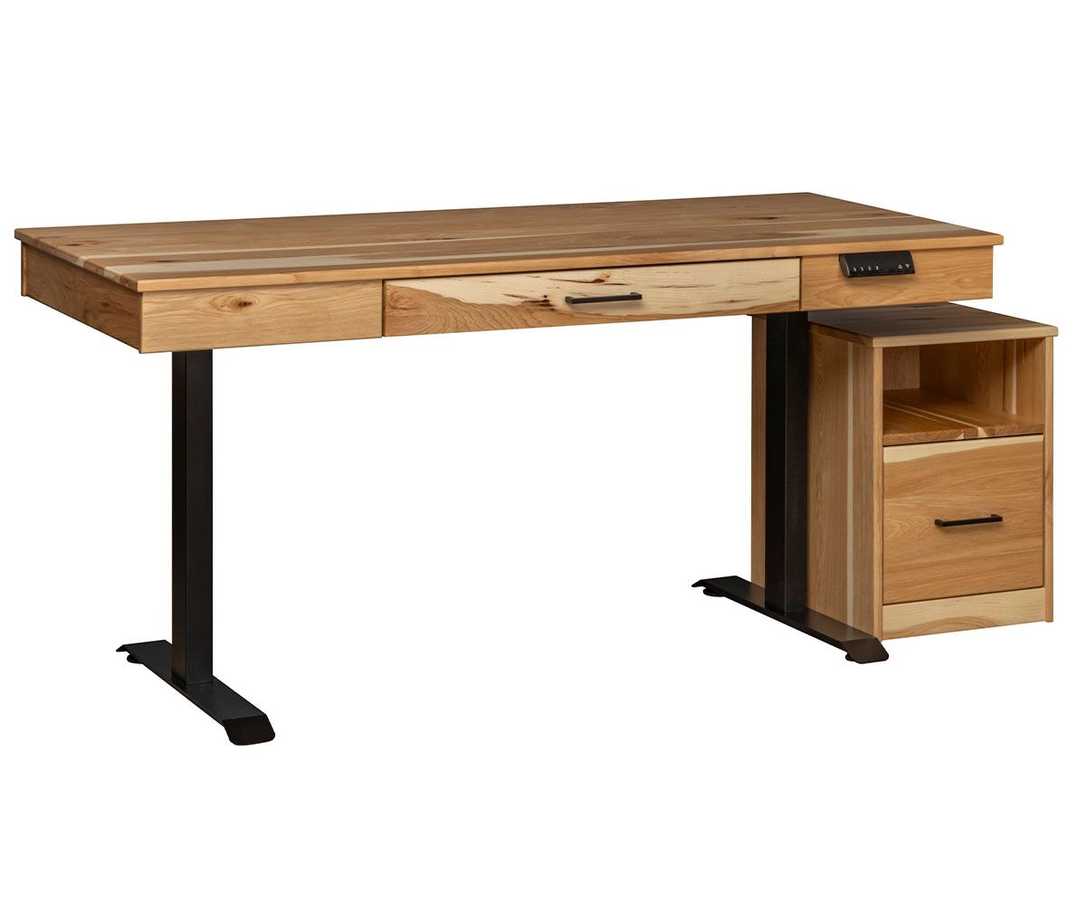 Revive 60-inch Adjustable Height Lift Desk With Storage