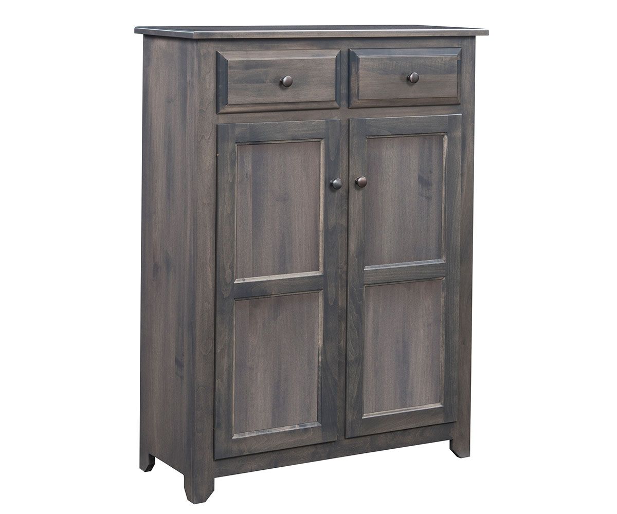hand-rubbed finish hardwood Two-drawer Two-door Cabinet, Two-drawer Two-door Cabinet in a Maple Hill vignette setting highlighting Two-drawer Two-door Cabinet (thumbnail 3 of 4).