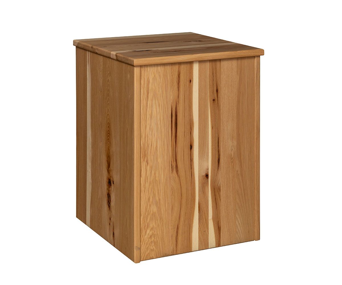 hand-rubbed finish hardwood Revive One-drawer Portable File Cabinet With Open Shelf, Revive One-drawer Portable File Cabinet With Open Shelf in a Revive vignette setting highlighting Revive One-drawer Portable File Cabinet With Open Shelf (thumbnail 2 of 3).