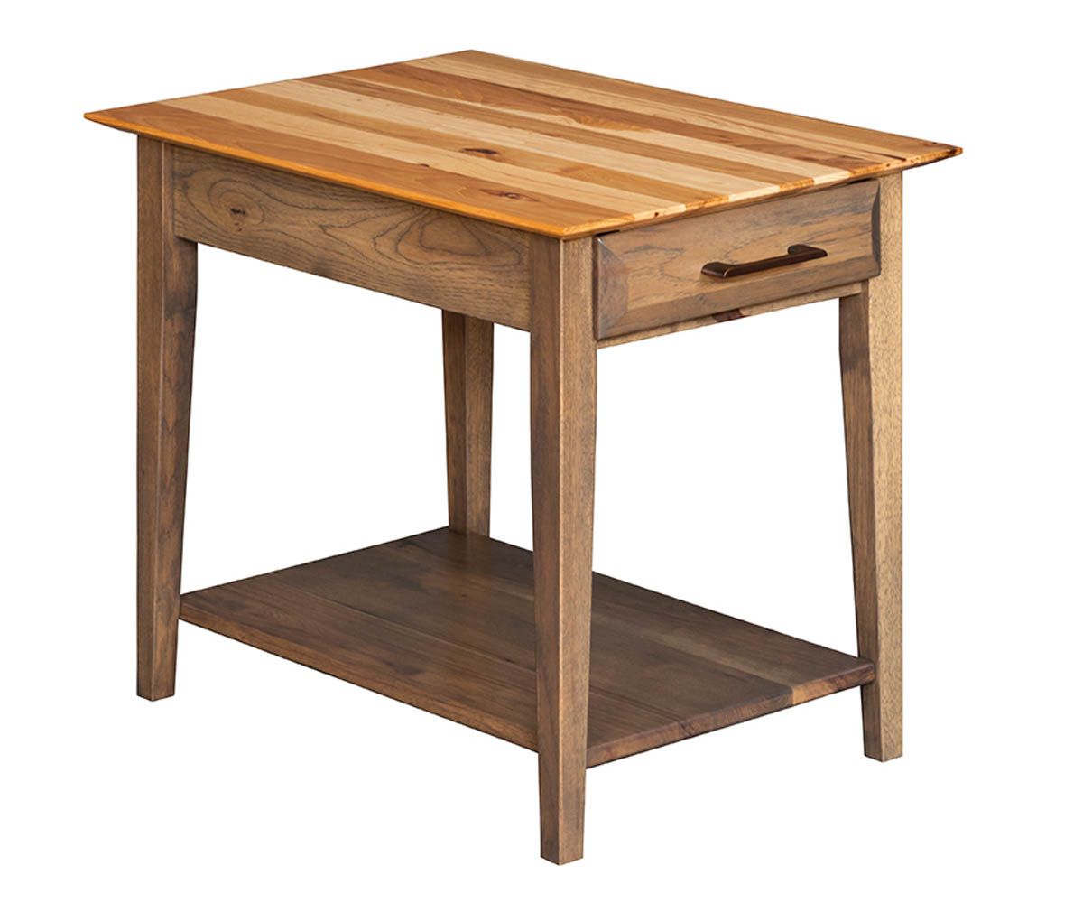 Simplicity Collection End Table With Drawer And Shelf
