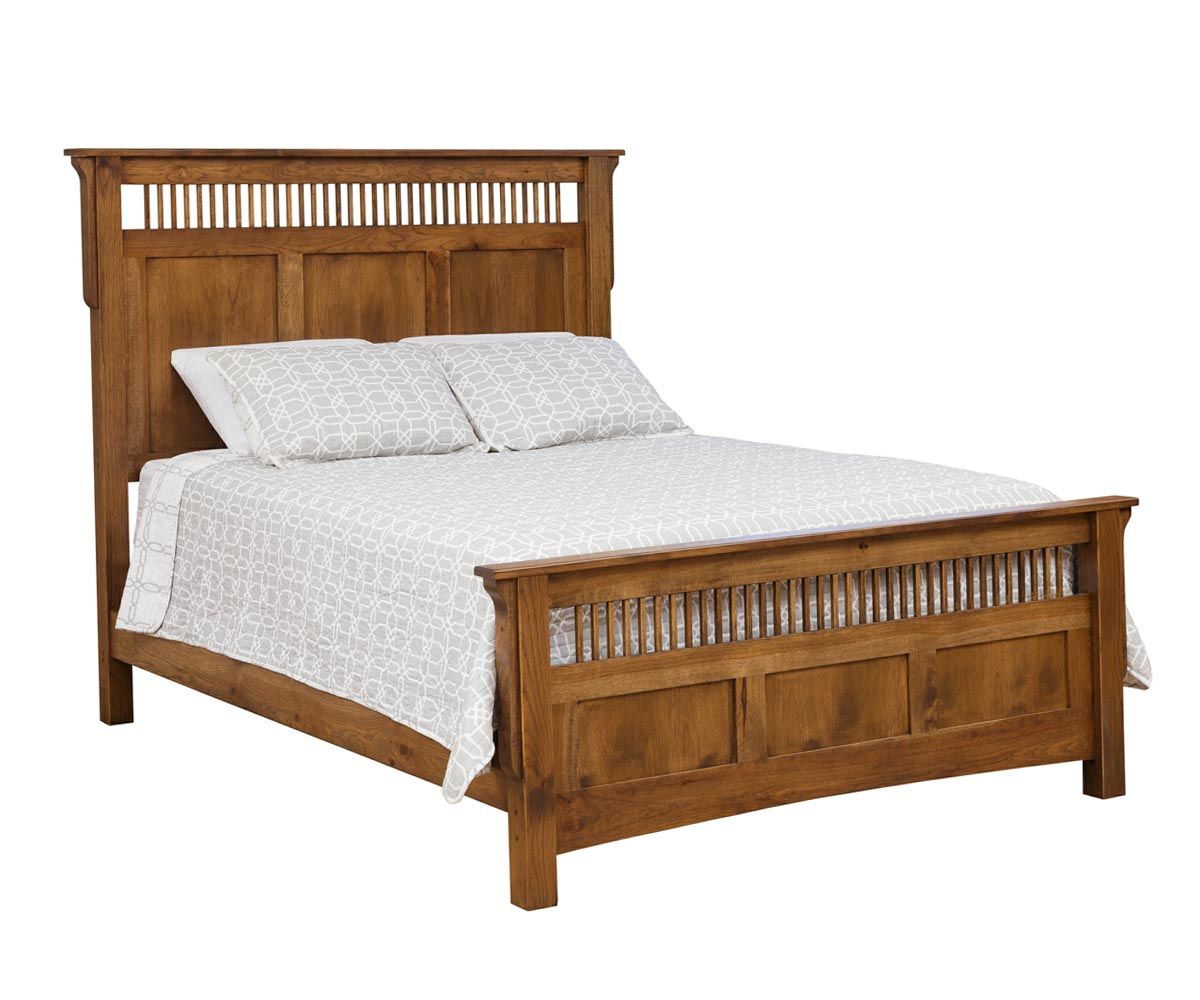 Deluxe Mission Style Queen Bed