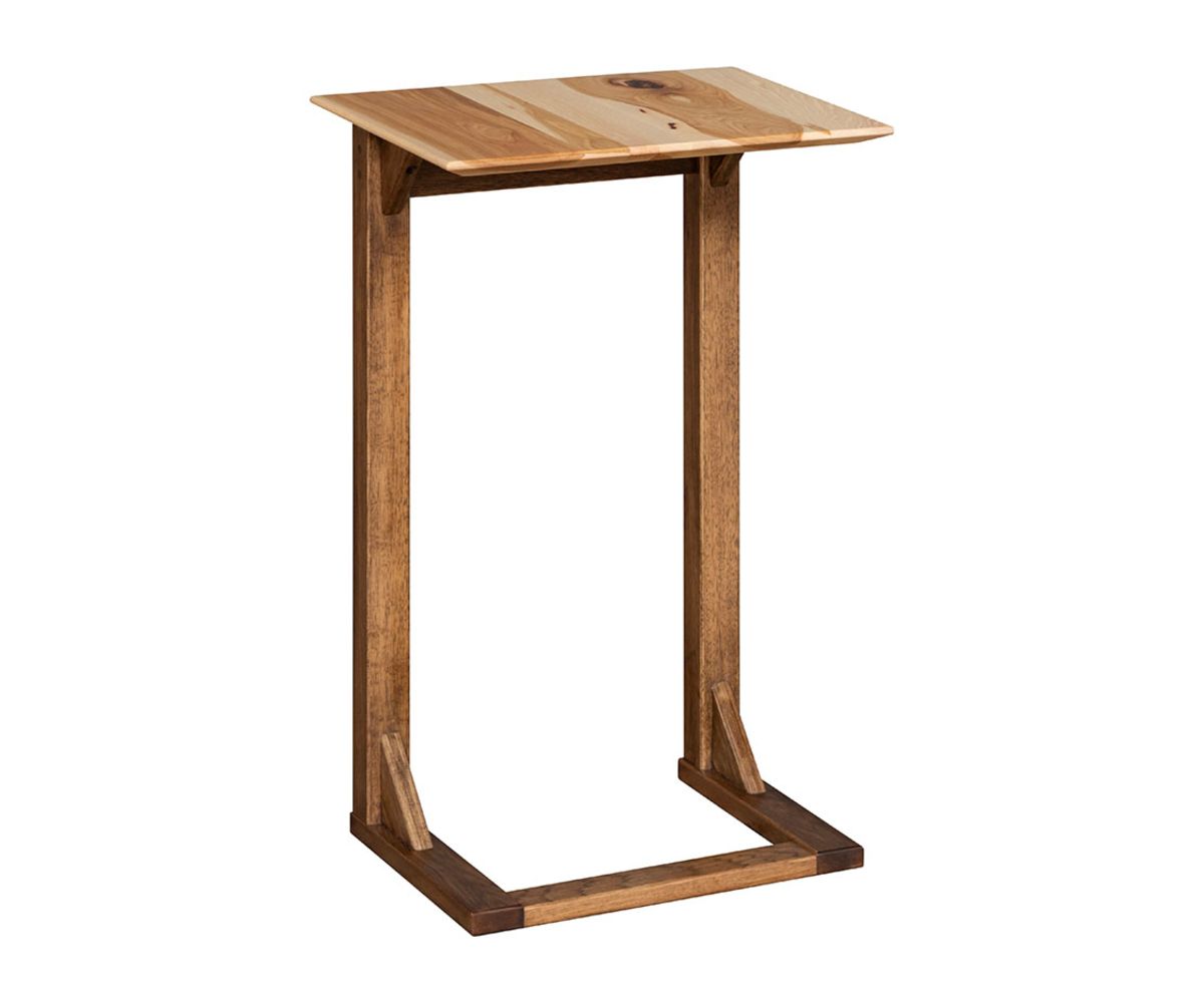 Two-tone Hardwood Laptop Server Table