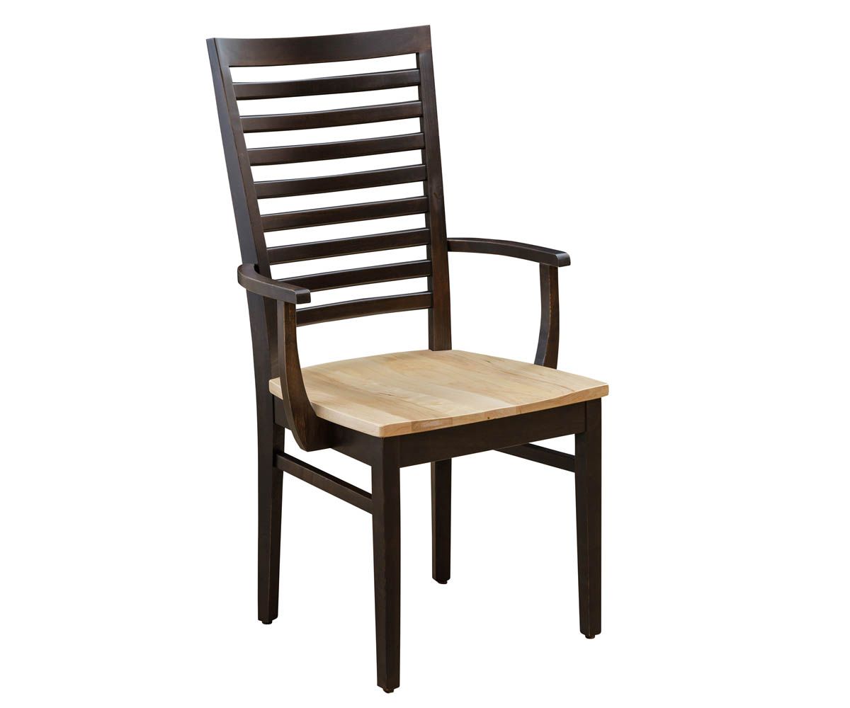 Tuscany Ladder Back Dining Chair With Arm And Side Options