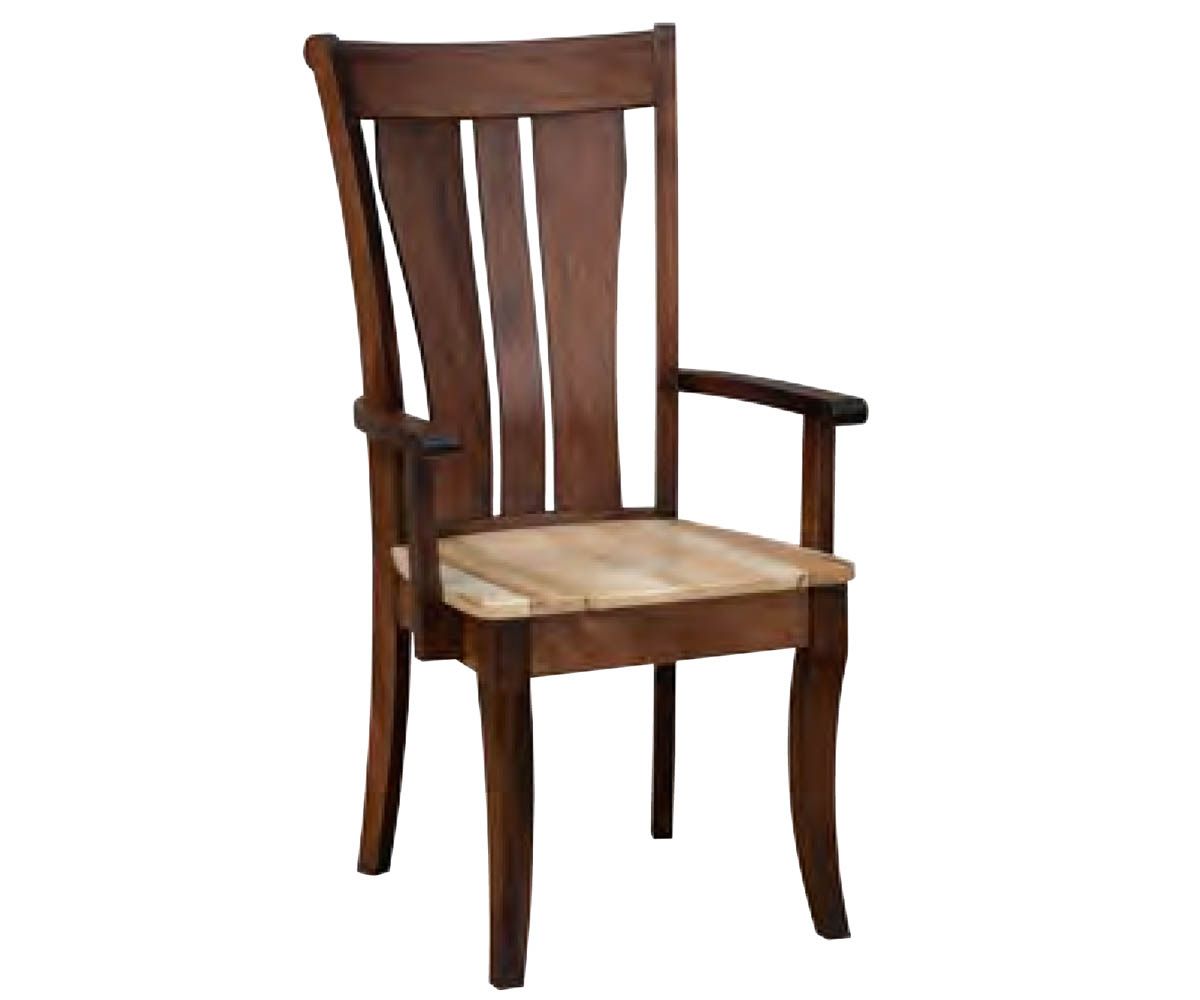 hand-rubbed finish hardwood Fenmore Solid Wood Side And Arm Chairs, Fenmore Solid Wood Side And Arm Chairs in a Fenmore vignette setting highlighting Fenmore Solid Wood Side And Arm Chairs (thumbnail 2 of 2).