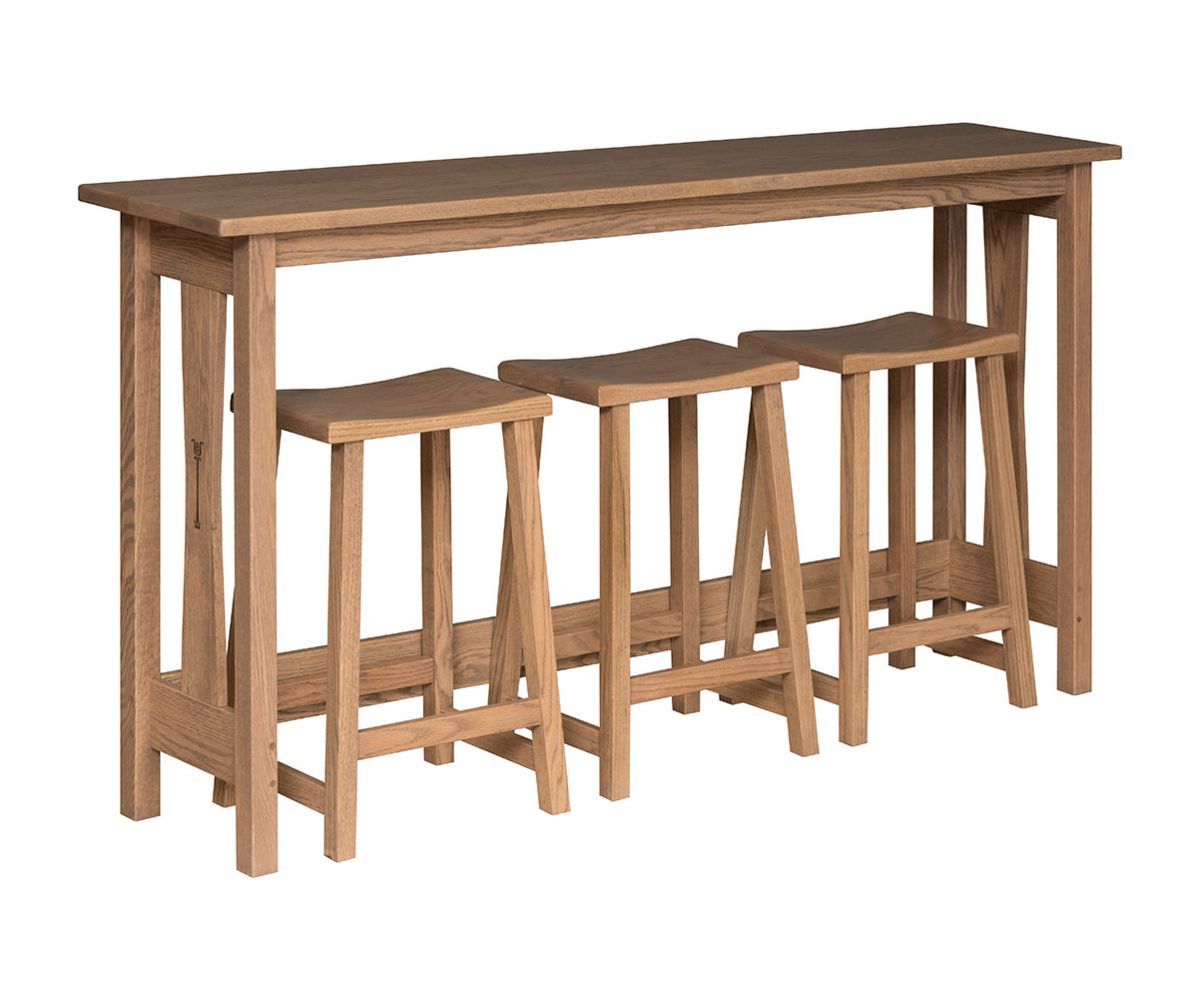 Signature Sofa Bar With Three Stools