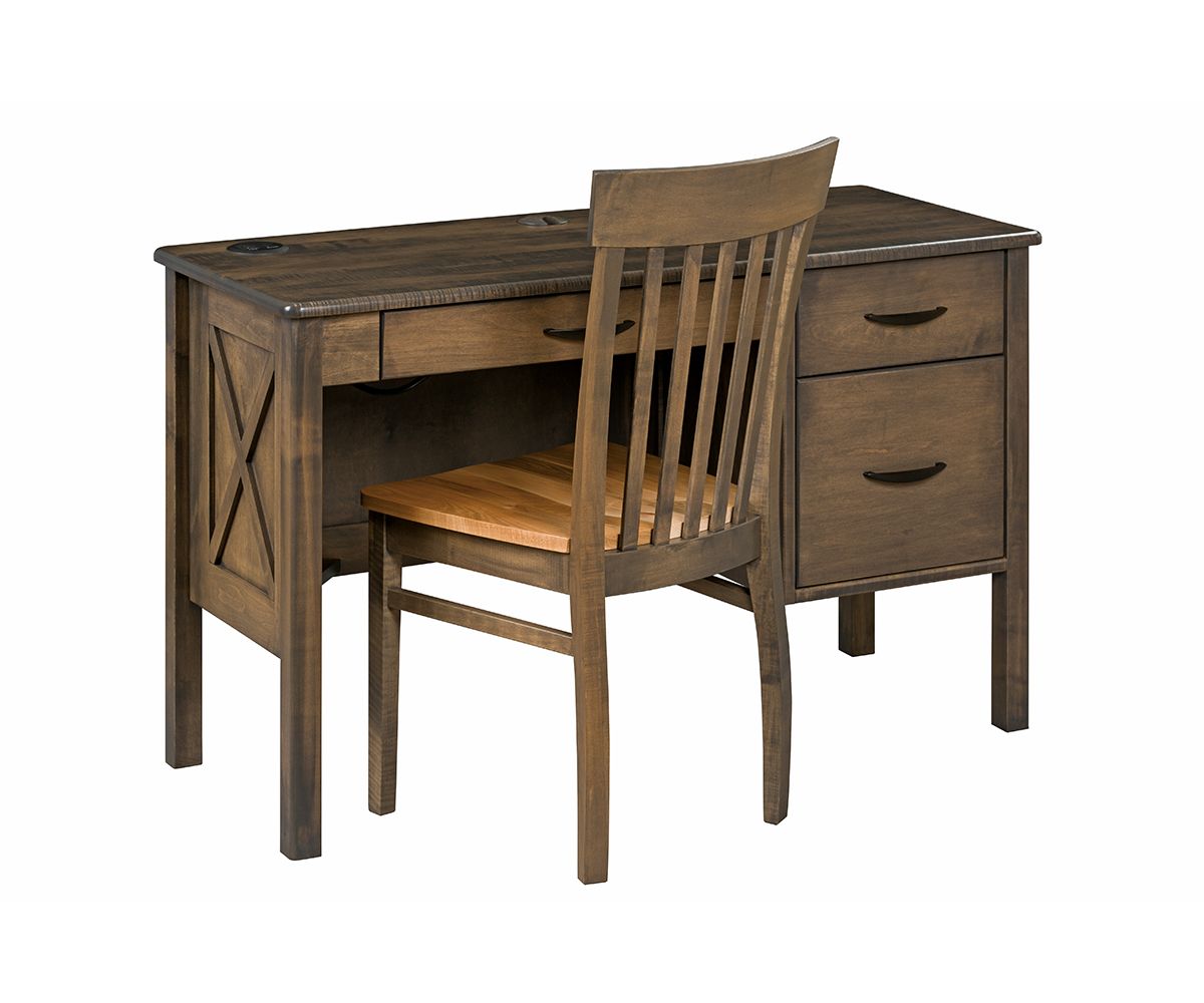 Crossway Student Desk With File Drawer And Charging Ports