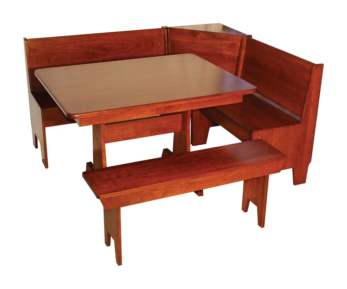Corner Breakfast Nook Dining Set With Benches And Table